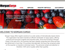 Tablet Screenshot of morgancargo.com